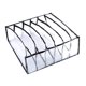 thumbnail image 4 of Organizador De Ropa Interior Plegable Bragas Sujetador Cajón Caja De Almacenamiento Negro 6 Gripes, 4 of 5