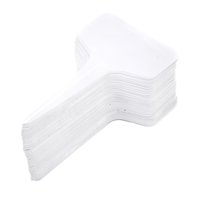 Magideal - 100 Etiquetas Para Plantas, Etiquetas De Jardín Gruesas, Reutilizables, Etiquetas Para Plantas Para Viveros, Jardinería, Plantas En Maceta, Verduras Blanco