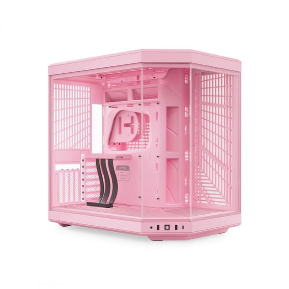 Gabinete HYTE Y70 Strawberry Milk ATX con Riser PCIe 4.0