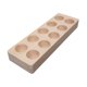 thumbnail image 4 of Estado De Madera Stand Rack Desk Bottors Organizador De Almacenamiento De Botellas Para Festivales 24cmx8.5cmx3cm Light, 4 of 5