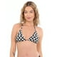 thumbnail image 1 of Bikini triangulo argolla estampado negro, 1 of 3