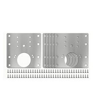 Bothyi - 6 Placas De Reparación De Bisagras Para Armarios De Cocina, Puertas De Armarios, Armarios Y Puertas