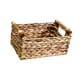 thumbnail image 4 of Cesta De Almacenamiento Hecha A Mano Cesta De Jacinto De Agua Maciza Para Cocina Hogar Escritorio Mediano, 4 of 5