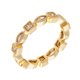 thumbnail image 3 of Anillo Elegant Confetti Petunia 18k Oro Apilable, 7 CZ, 3 of 9