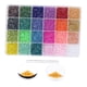 thumbnail image 4 of 14400 Piezas De Cuentas De Tubo Incluyen 2 Cuerdas De Cristal Elásticas Para Collares De Pulsera De 3 Mm, 4 of 5