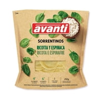 Pasta Fresca Sorrentino Ricotta Espinaca 250 G Avanti