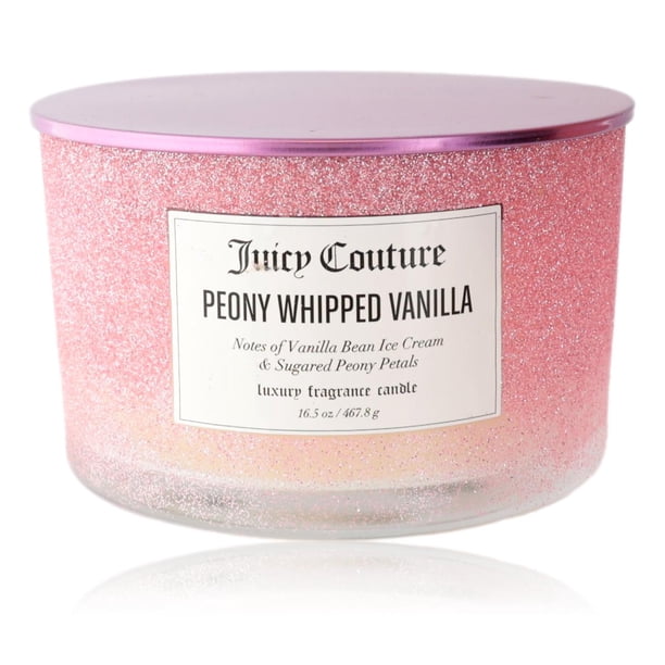 Mezcla De Cera De Soja Candle Con Peonía Batida Y Vainilla 490 Ml