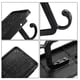 thumbnail image 5 of Portarrollos de papel negro con estante para guardar el teléfono, soporte vintage de aluminio para toallas de papel higiénico para baño, 5 of 8