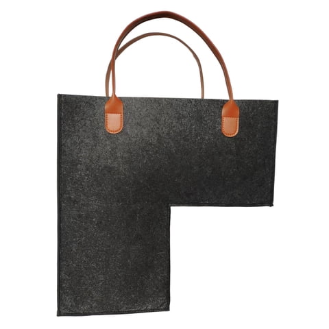 Magideal - Stair Organizer Basket Felt For Wooden Stairs Staircase Carpeted , Gris Oscuro