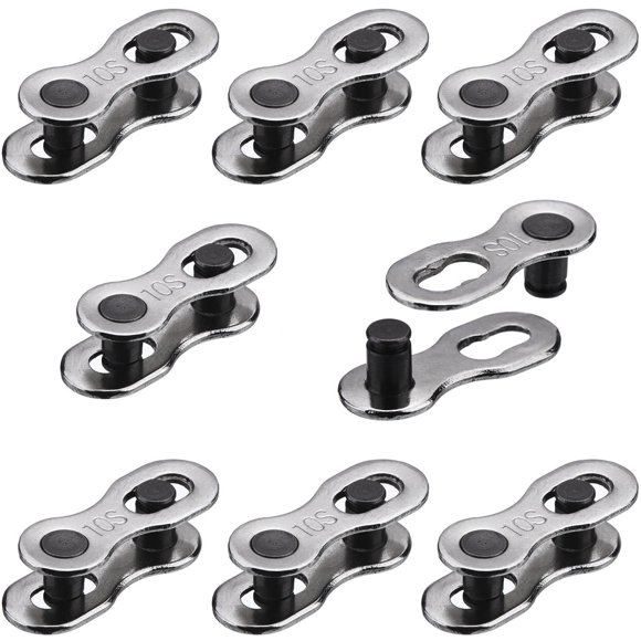 Bicicleta Missing Link Hotop para cadena de 6 a 10 velocidades, color plateado (8 pares)