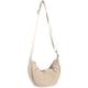 thumbnail image 1 of Bolso bandolera de nailon con forma de media luna para mujer y hombre, pequeño bolso bandolera de viaje, riñonera ligera con correa ajustable y cremallera, bolso de hombro redondo y suave para uso dia, 1 of 7