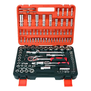 Genérico - Kit De Herramientas 108 Piezas En Caja Transportado Naranja