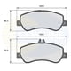 thumbnail image 3 of Pastillas Freno para auto Mercedes Benz GLK250 2009-2015 Delantero, 3 of 5
