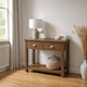 thumbnail image 2 of Arrimo "Dual Space" 2 Cajones Consola de Madera con Repisa - Café - 100x35x80 cm, 2 of 3