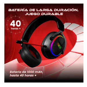 Auriculares Inalámbricos Gaming Audífonos Gamer Oxs Gh02 Negro
