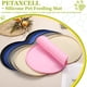 thumbnail image 4 of Uxcell Alfombrilla para Comida de Perro, 19x10 Pulgadas Alfombrilla de Alimentación para Mascotas de Silicona Antideslizante Estilo de Doble Círculo (Rosa), 4 of 7