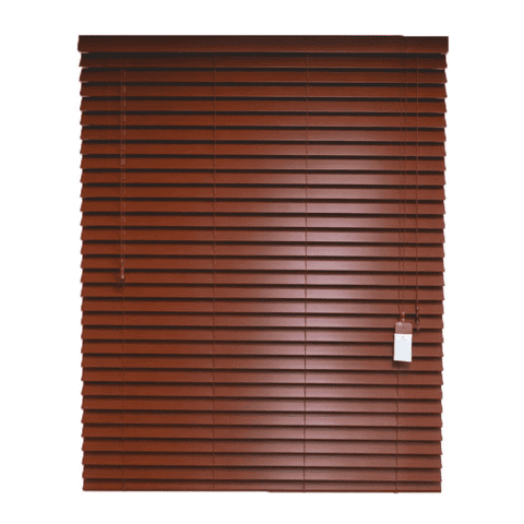 Aura Home - Persiana Roller Manual Estilo Madera Pvc 160X165 Cm 50 Mm Color Cerezo Texturado Marca Aura