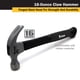 thumbnail image 2 of Mango de fibra de vidrio con cabeza de hierro fundido Claw Hammer Titan 63020, 500 ml, 2 of 5