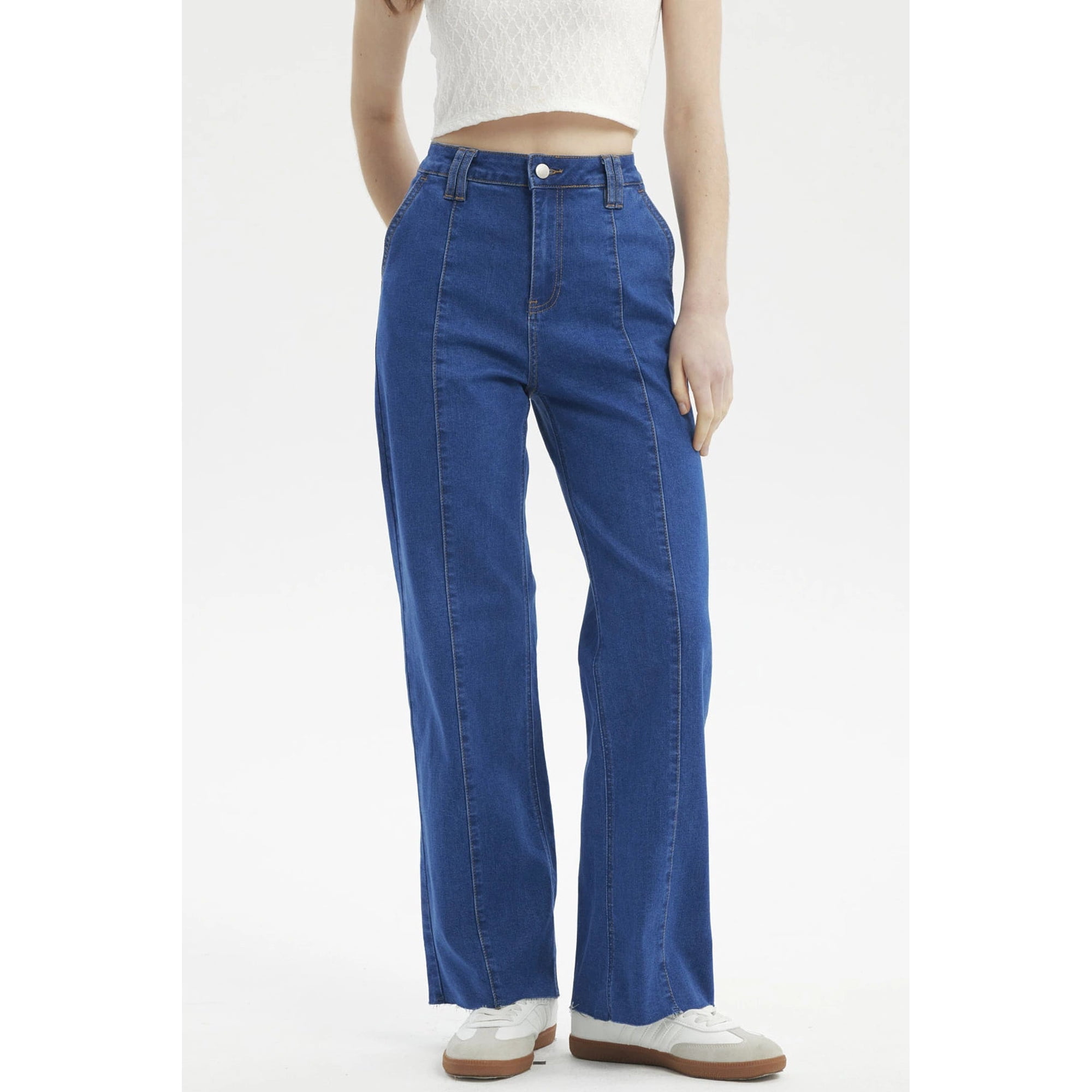 Fashionspark - Jeans Mujer Calce Recto Azul - Ll