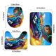thumbnail image 3 of Hot Wheels Juego de 3 alfombras de baño de coral fleece: tapete de baño + alfombra de inodoro en forma de U + funda de tapa de inodoro en forma de O, 3 of 6