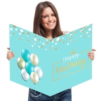 Tarjeta De Cumpleaños Jumbo Sulicre Happy Birthday For Her, 55 X 35 Cm