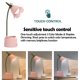 thumbnail image 2 of Lámpara de escritorio rosa con forma de flor KoudHug, recargable por USB, flexible, 2 of 7