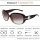 thumbnail image 3 of Lentes de sol Joopin rectangulares oversized con lentes degradados color café, 3 of 5
