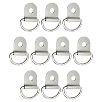 Magideal - Conjunto De 10 Anclas Resistentes Para Remolques De Carga Suv, Plata 5,5 Mm; Accesorios De Duraderos En Estuche Para Camiones Y Vehículos Rv Argenta 5.5Mm