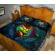 thumbnail image 2 of Juego de Cama Colcha Polinesia Hawaiana - Colorido Tiburón Tortuga, 2 of 3