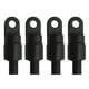 thumbnail image 3 of 4 Unids/set Kayak DIY Cuerda Elástica De Nailon Negro Cable De Choque Tope Final 6mm, 3 of 3