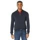 thumbnail image 1 of Jersey Tommy Hilfiger de manga larga de algodón con cierre en cuarto y cremallera azul marino, 1 of 1