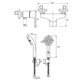 thumbnail image 2 of Monomando Ducha Cromo Dessin, 2 of 2