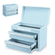 thumbnail image 1 of Minicaja de herramientas Toolbox WORKPRO de metal con 2 cajones, color azul macarrón, 1 of 8