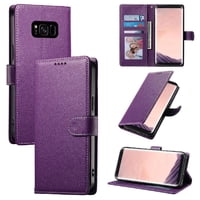 Funda Para Foxdock Samsung Galaxy S8 Plus– Cuero Premium, 3 Ranuras Para Tarjetas, Protección Contra Impactos