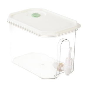 Bothyi - Dispensador De Bebidas Heladas, Jarra De Agua Helada De 3,5 L, Para Frigorífico, Hogar, Cocina, Color Blanco