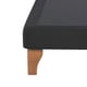 thumbnail image 4 of Base Elegante Cama Europea 1.5 Plaza 105x200 CM Gris Oscuro Felpa, 4 of 4