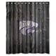 thumbnail image 1 of Cortina de ducha de los Kansas State Wildcats, juego de cortina de baño con ganchos, tamaño 60 x 72 pulgadas, 1 of 3