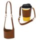 thumbnail image 1 of Uxcell Portabotellas de Agua, Soporte para Tazas Funda Protectora para Tazas de Té, Soporte para Tazas de Café de Cuero PU para Uso Diario al Aire Libre Compras Viajes (Marrón), 1 of 7