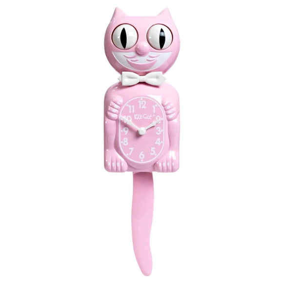 Reloj de pared Kit-Cat Klock rosa chicle edición limitada