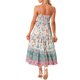 thumbnail image 3 of INSPIRE CHIC Vestido Maxi Floral Bohemio para Mujer sin Mangas con Cintura Fruncida y Tirantes Finos L Verde Claro, 3 of 6