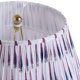 thumbnail image 4 of Lámpara de mesa TOV Furniture Corrine de algodón morado y blanco, 4 of 7