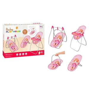 Set Accesorios Muñeca Con Luz Musica 41X38 Cm Nobel Toys