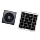 thumbnail image 5 of Extractor Solar Silencioso Y Resistente, Accesorio Para Invernadero, Caseta Para Mascotas, Exterior, Gris, 4 Pulgadas, 5 of 5