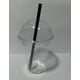 thumbnail image 2 of Vasos Plásticos Con Tapa Domo Y Bombilla Negra/ 12oz (50 Unidades), 2 of 4