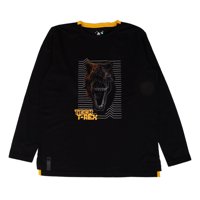 Polera Niño Negro Pillin