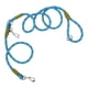 thumbnail image 2 of Correa de perro resistente Cuerda Manos libres Hombro colgado Doble cabeza Poliéster Sin tirones Cuerda antideslizante para correr Caminar Perro , azul, 2 of 5