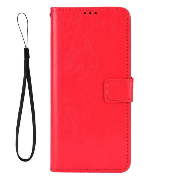 Funda tipo libro para OPPO Reno 12 5G, cartera todo‑en‑uno, funda multifuncional con tarjetero y correa de muñeca desmontable