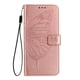 thumbnail image 2 of Funda Cartera Mariposa Para Iphone 17e Con Soporte Y Ranuras Para Tarjetas Oro Rosa, 2 of 5