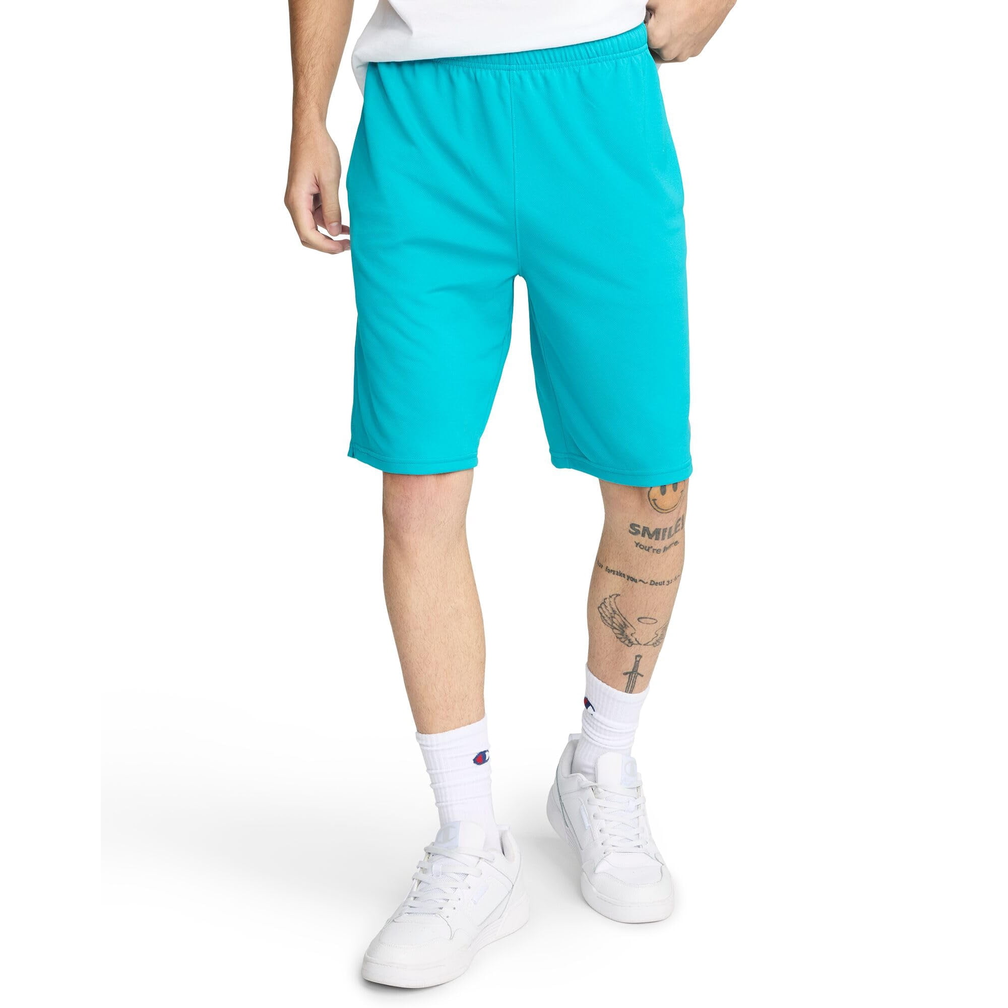 Pantalones Cortos Deportivos Champion Infinity Blue Para Hombre Que Absorben La Humedad