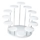 thumbnail image 4 of Soporte Redondo Para Tartas Soporte Para Magdalenas Reutilizable Para Celebración Decoración De Bodas Blanco L, 4 of 5